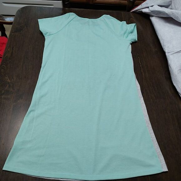 New Wonder Nation Gray Green Be Honest Be kind Be You Nightgown Girl's XXL 18 - Picture 3 of 3